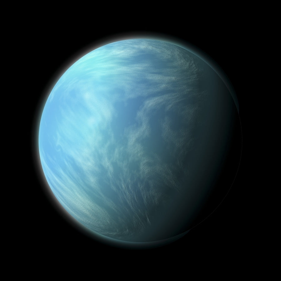 Artists depiction of Kepler 22b Poster Print Image 1