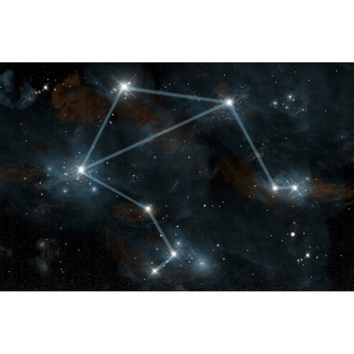 Artists depiction of the constellation Libra the Scales Poster Print Image 1