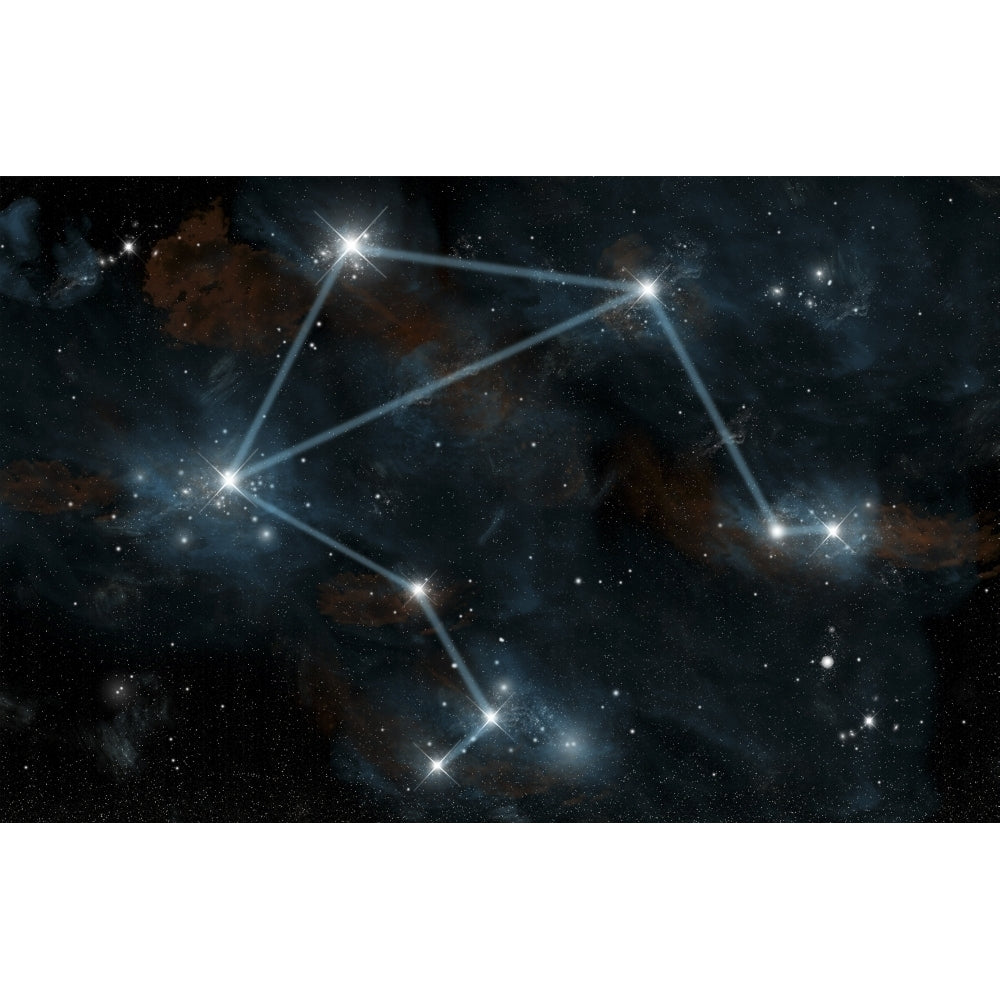 Artists depiction of the constellation Libra the Scales Poster Print Image 2