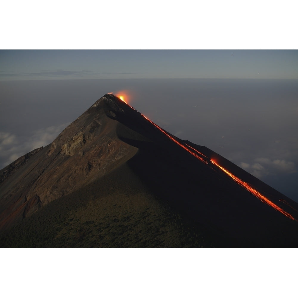 Fuego lava flow Antigua Guatemala Poster Print Image 2