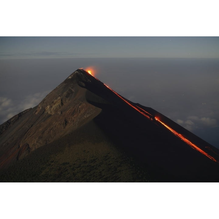 Fuego lava flow Antigua Guatemala Poster Print Image 1