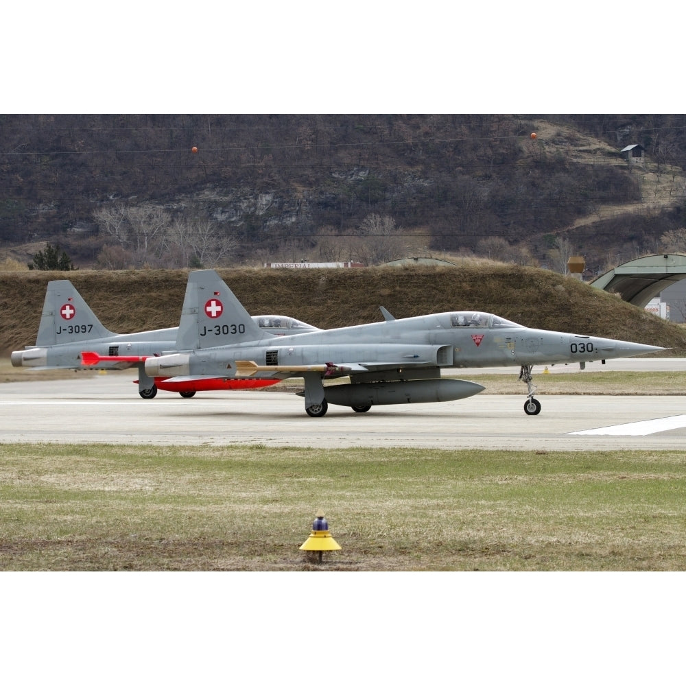 A Northrop F-5E Tiger of the Swiss Air Force Poster Print Image 2