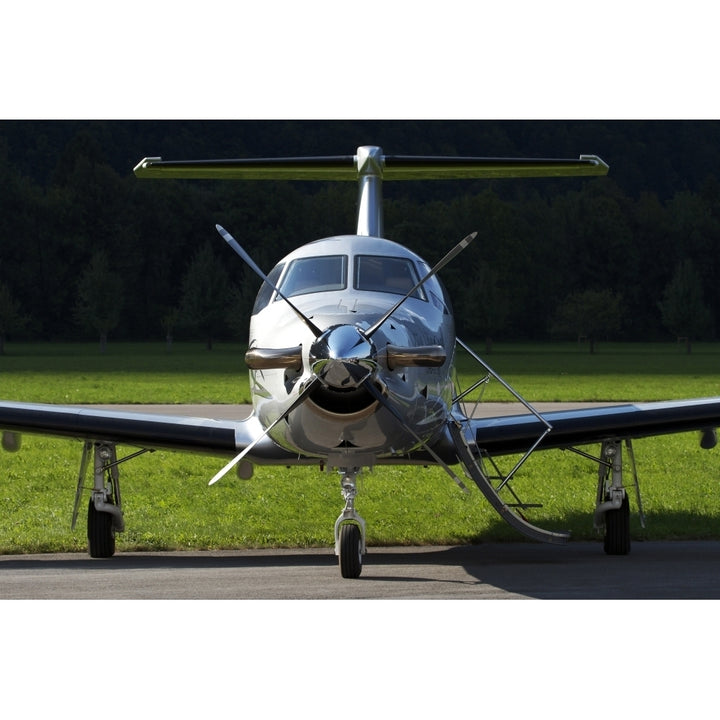 A Pilatus PC-12 private jet Poster Print Image 1