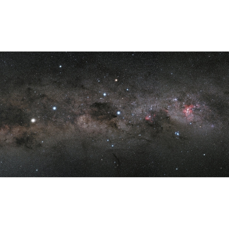 The Southern Cross and the Pointers in the Milky Way Poster Print Image 1