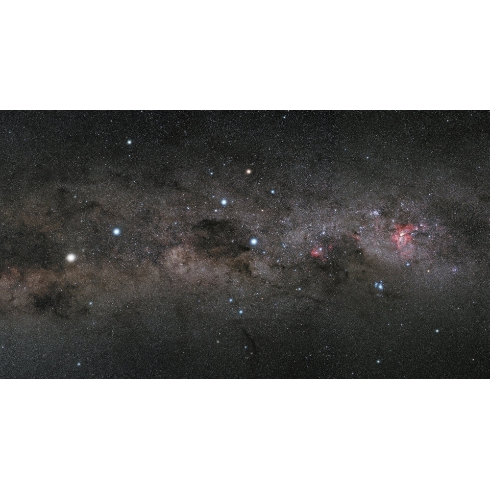 The Southern Cross and the Pointers in the Milky Way Poster Print Image 2