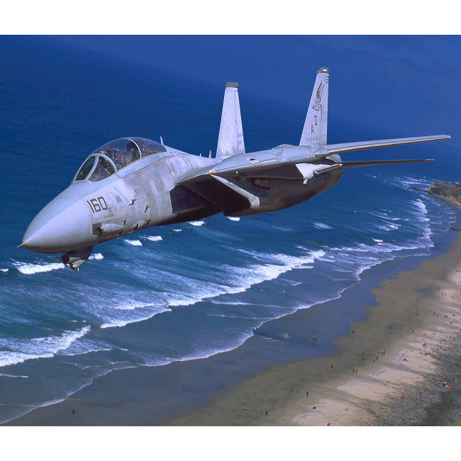 F-14 Tomcat flying over San Diego California Poster Print by Phil Wallick/Stocktrek Images Image 1