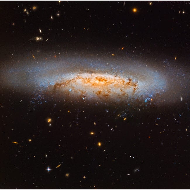 The Virgo Cluster galaxy NGC 4522 Poster Print by Roberto Colombari/Stocktrek Images Image 2