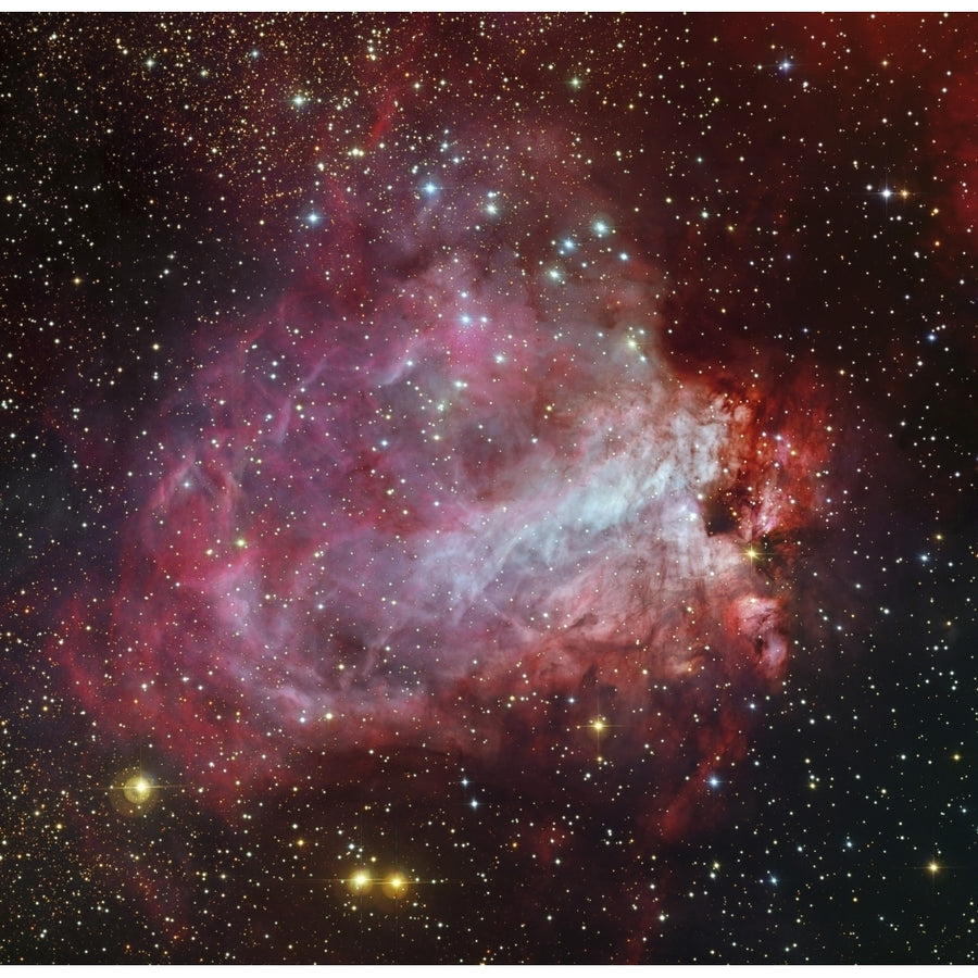 The Omega Nebula in the constellation Sagittarius Poster Print Image 1