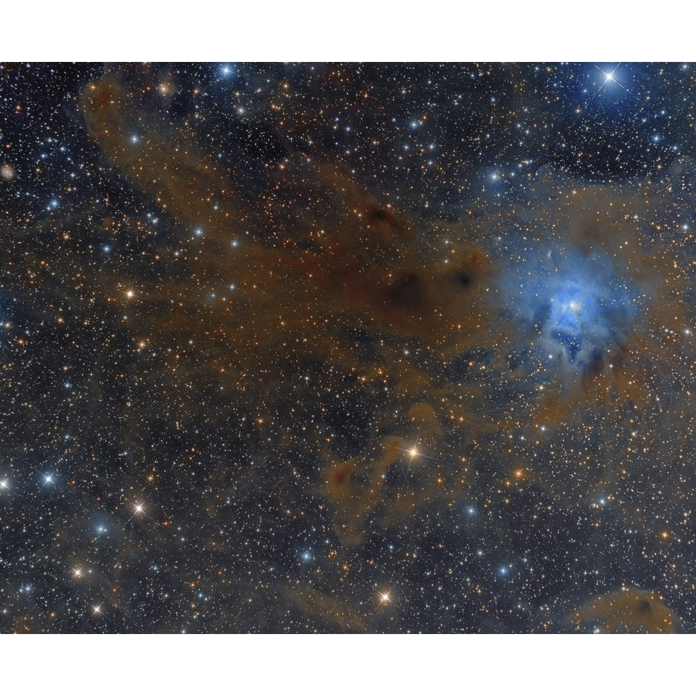 The Iris Nebula in Cepheus. Poster Print by Roberto Colombari/Stocktrek Images Image 1