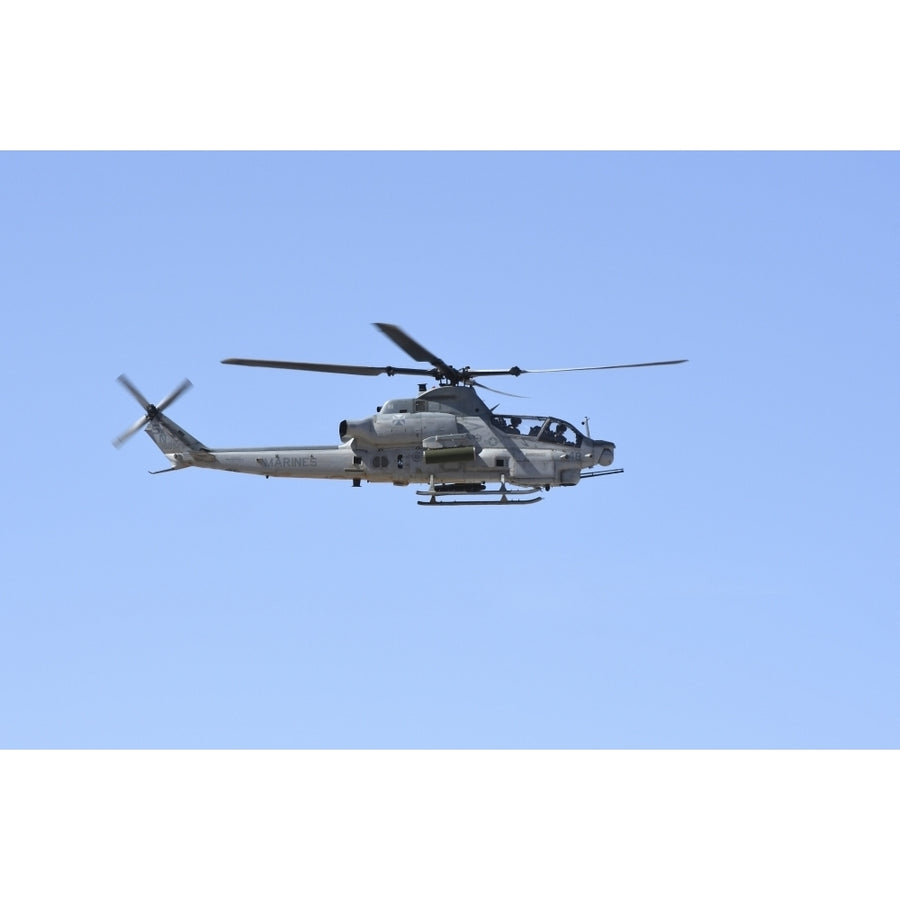 A U.S. Marine Corps AH-1Z Viper attack helicopter Poster Print Image 1