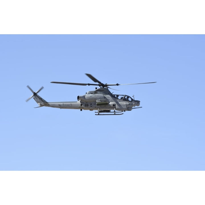 A U.S. Marine Corps AH-1Z Viper attack helicopter Poster Print Image 1