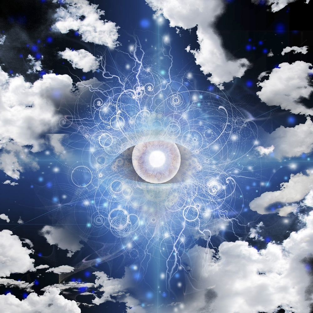 Gods eye in cloudy sky. Poster Print by Bruce Rolff/Stocktrek Images Image 1