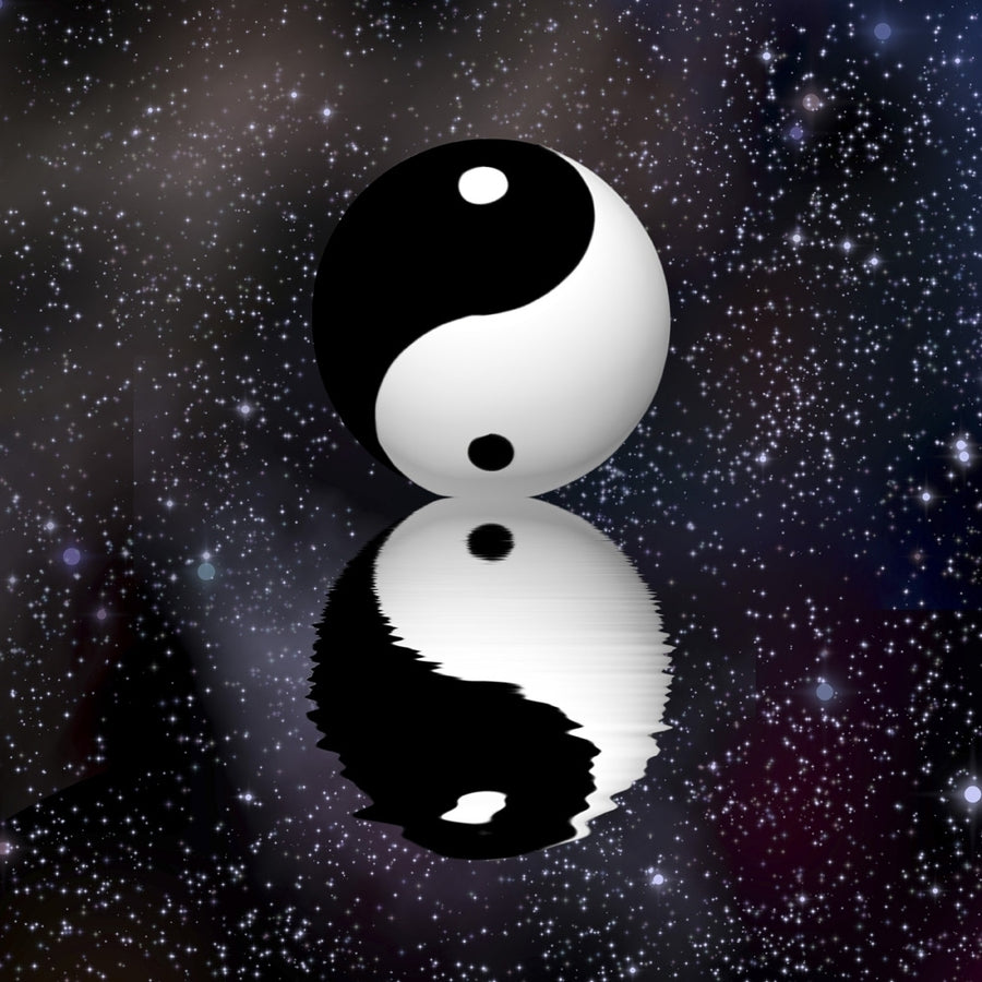 Yin Yang Stars Reflect Poster Print by Bruce Rolff/Stocktrek Images Image 1