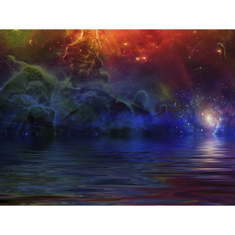 Surreal Sea and Starry Sky Poster Print by Bruce Rolff/Stocktrek Images Image 1