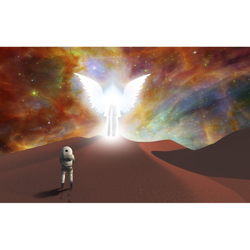 Meeting with the angel Poster Print by Bruce Rolff/Stocktrek Images Image 1