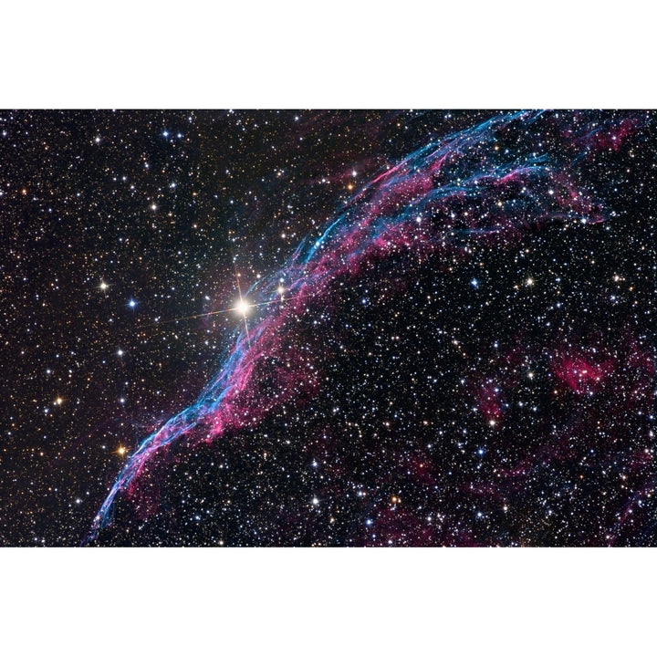 The Western Veil Nebula Poster Print Image 1