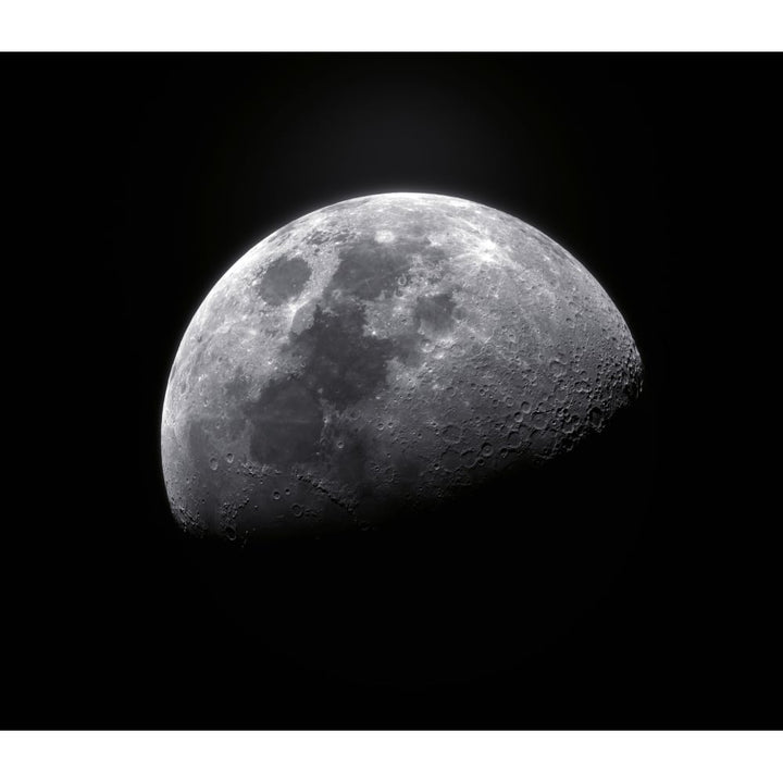 Waxing gibbous moon Poster Print Image 1