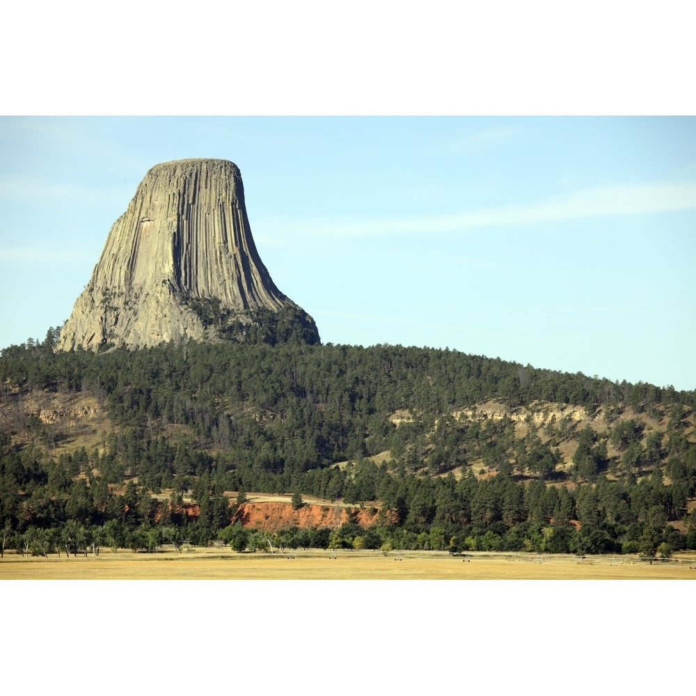 Devils Tower National Monument Wyoming Poster Print Image 2