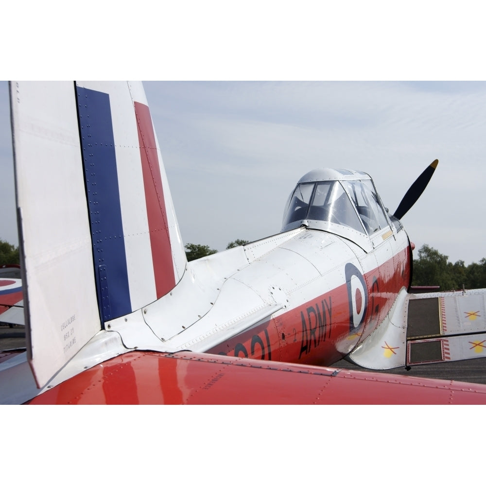 Rear view of a de Havilland Canada DHC-1 Chipmunk Poster Print Image 1