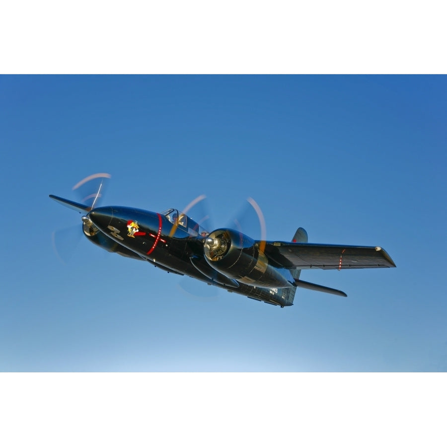 A Grumman F7F Tigercat in flight Poster Print Image 1