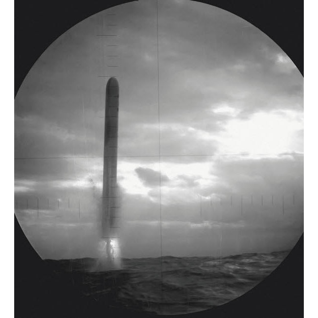 A BGM-109 Tomahawk Land Attack Missile as seen through a submarines periscope Poster Print by Stocktrek Images Image 1