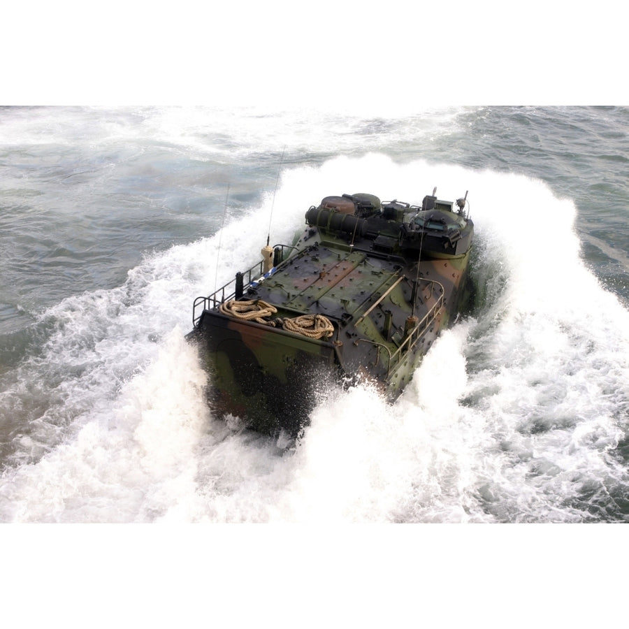 An amphibious assault vehicle Poster Print Image 1