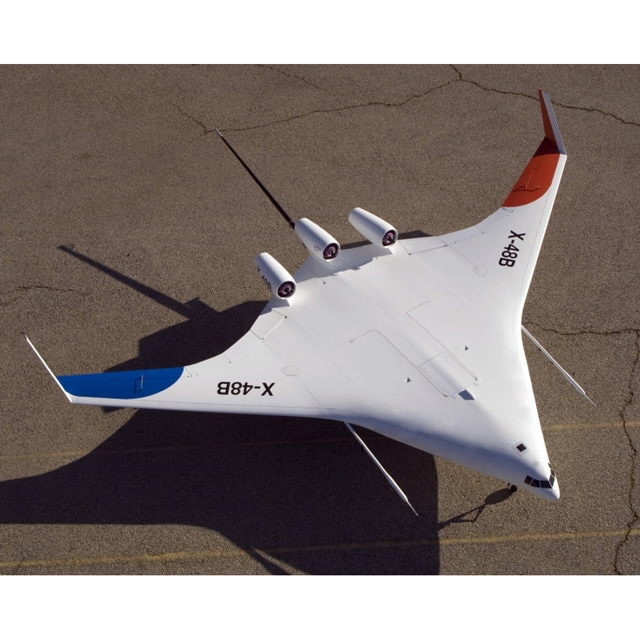 X-48B Blended Wing Body unmanned aerial vehicle Poster Print Image 1