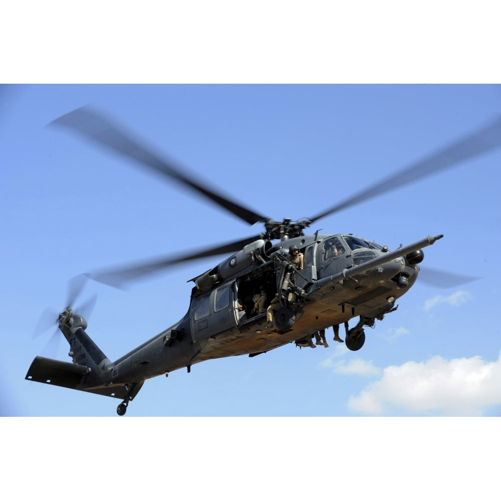 A U.S. Air Force HH-60 Pavehawk comes in for a landing Poster Print Image 2