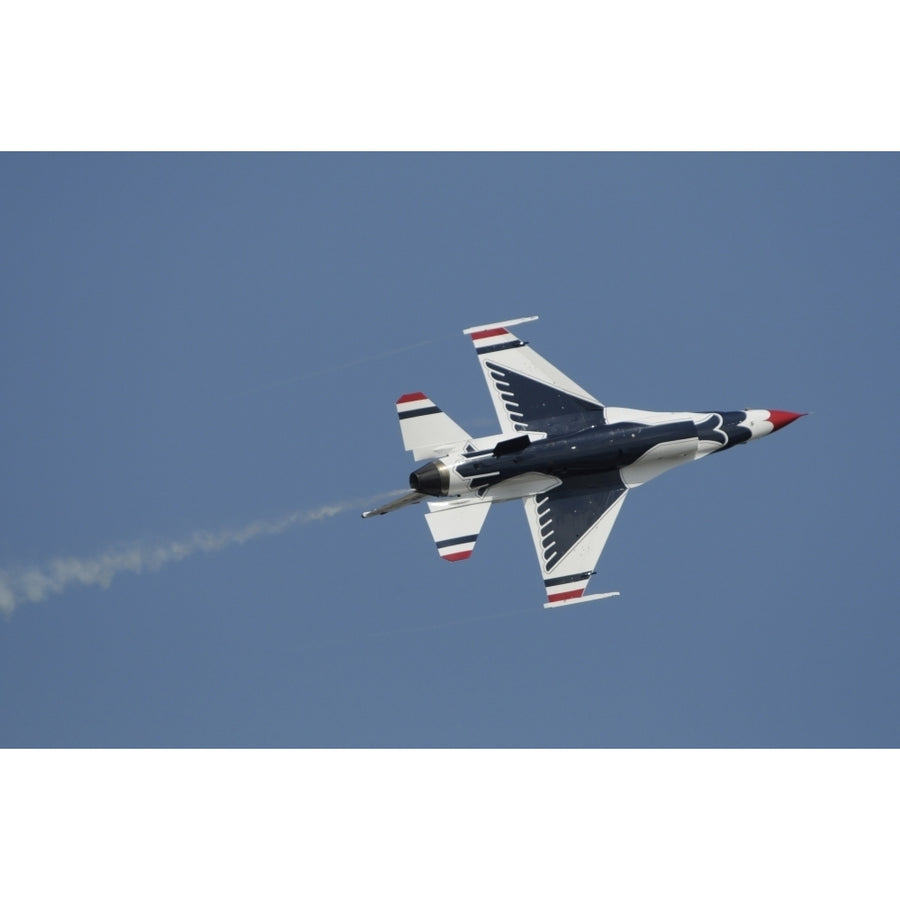 The U.S. Air Force Thunderbirds perform during the 2009 air show Poster Print Image 1