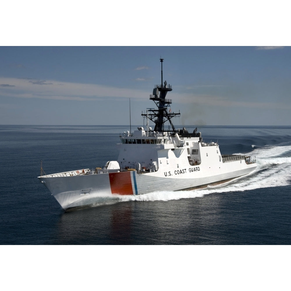 U.S. Coast Guard Cutter Waesche in the navigates the Gulf of Mexico Poster Print Image 2