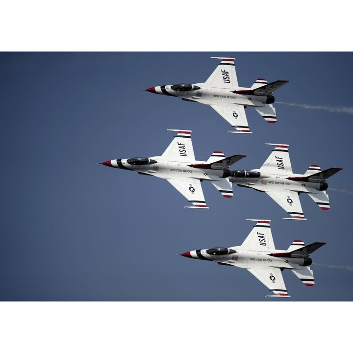 The U.S. Air Force Thunderbird demonstration team Poster Print Image 1