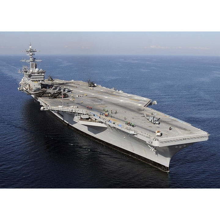 Aircraft carrier USS Carl Vinson Poster Print Image 1