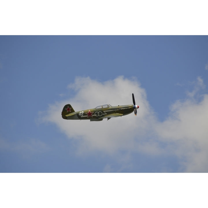 A vintage warbird in flight near Lakeland Florida Poster Print Image 2