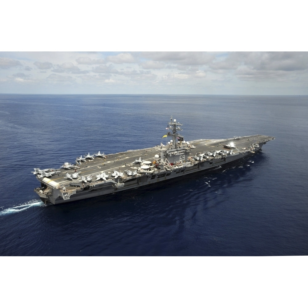 Nimitz-class aircraft carrier USS Dwight D. Eisenhower Poster Print Image 2