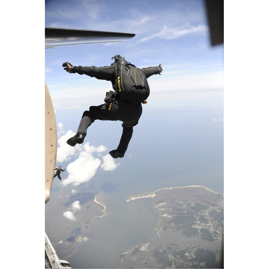 Member of the U.S. Army Golden Knights Parachute Team Poster Print Image 1