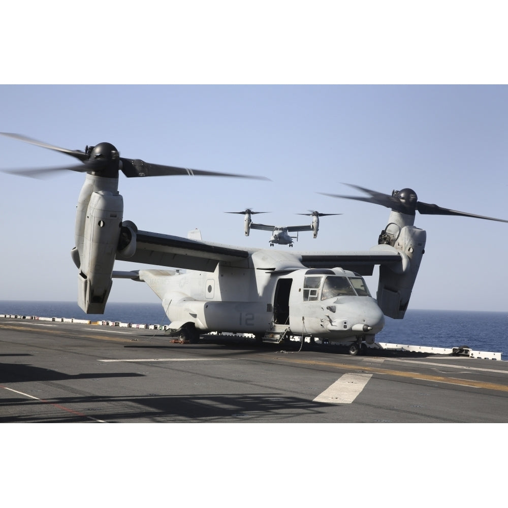 U.S. Marine Corps MV-22B Osprey tiltrotor aircraft Poster Print Image 2