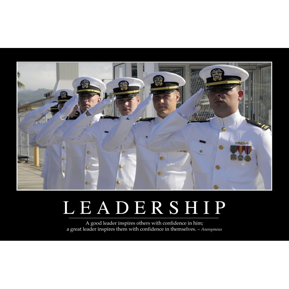 Leadership: Inspirational Quote and Motivational Poster Poster Print Image 2