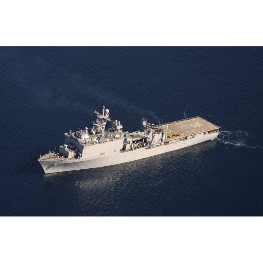 The dock landing ship USS Comstock Poster Print Image 1