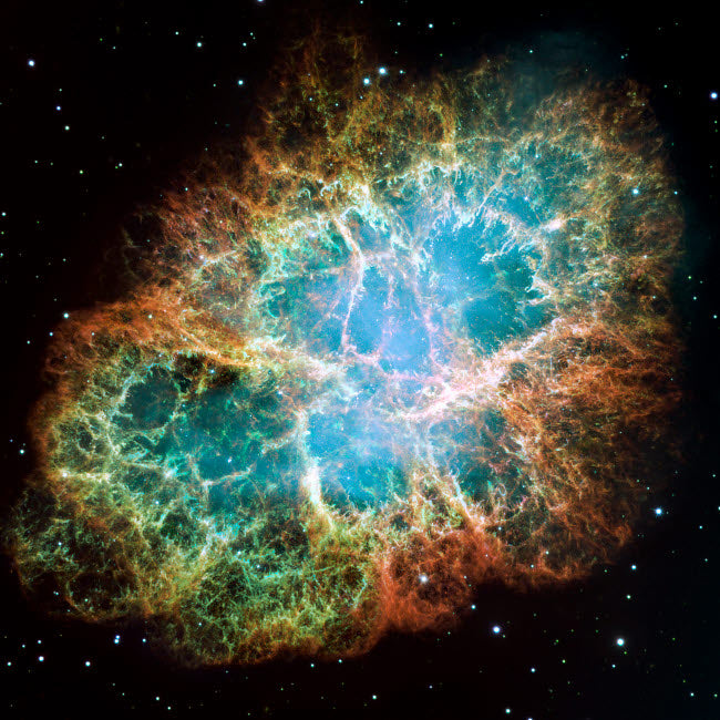 The Crab Nebula Poster Print by Stocktrek Images Image 2