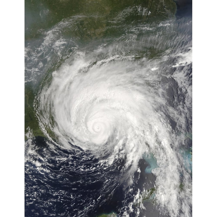 Hurricane Dennis off United States Gulf Coast Poster Print Image 1