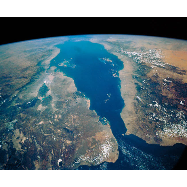 View of the Red Sea between Ethiopia and Yemen Poster Print by Stocktrek Images Image 2