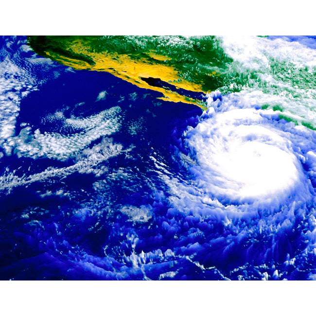 Hurricane Nora near Baja California Poster Print by Stocktrek Images Image 2