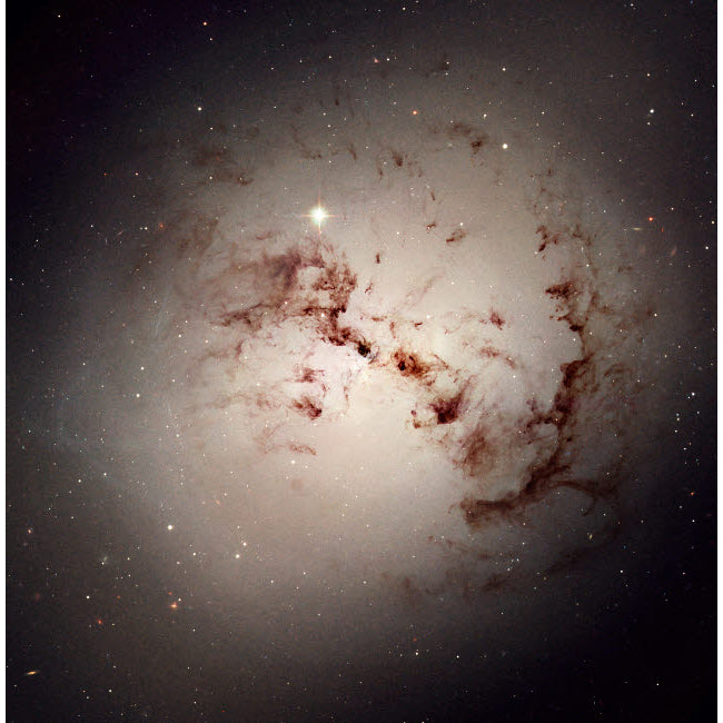 Elliptical galaxy NGC 1316 Poster Print by Stocktrek Images Image 1