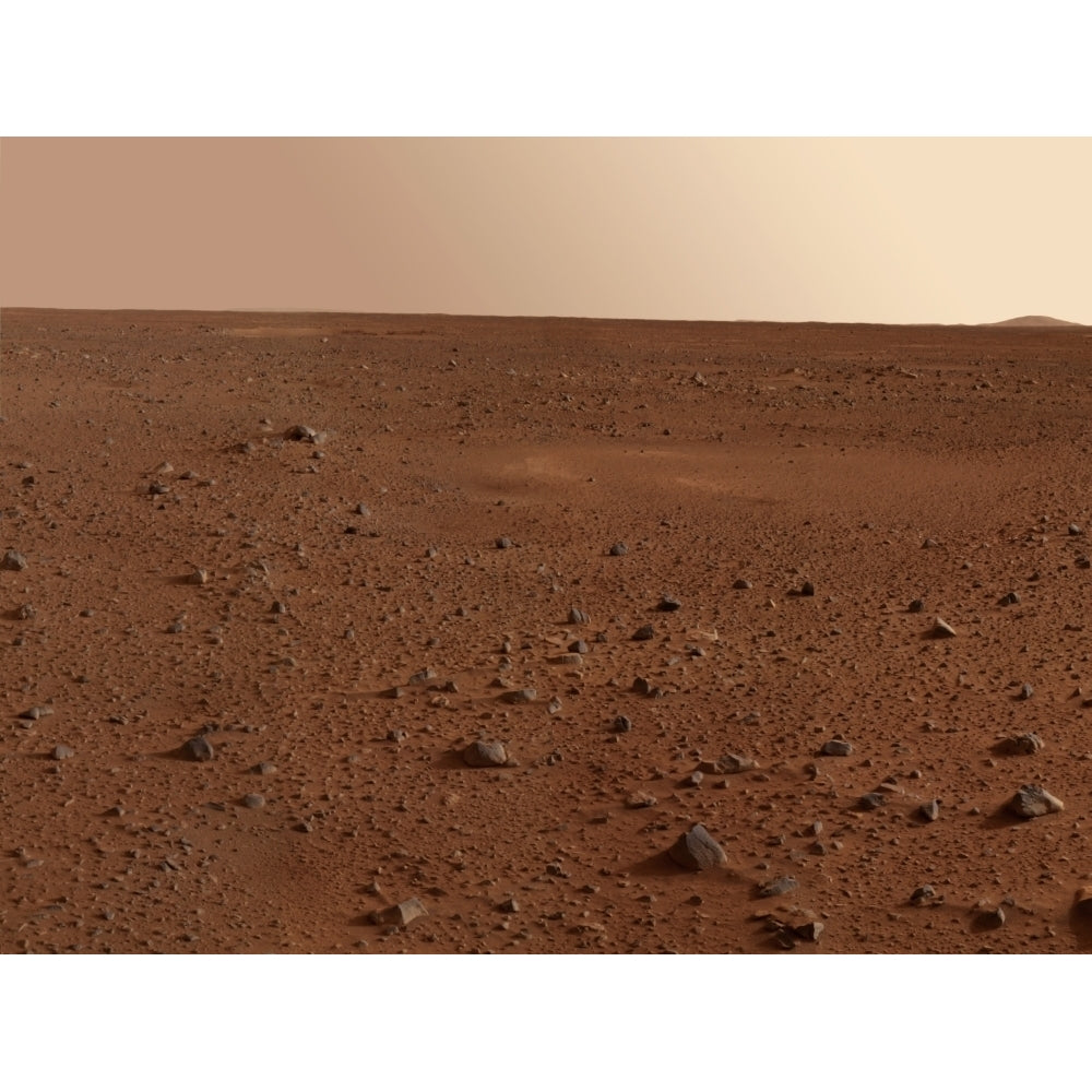 The rocky surface of Mars Poster Print Image 2