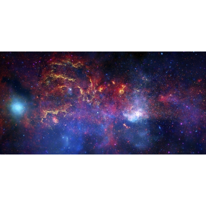 The central region of the Milky Way galaxy Poster Print Image 1