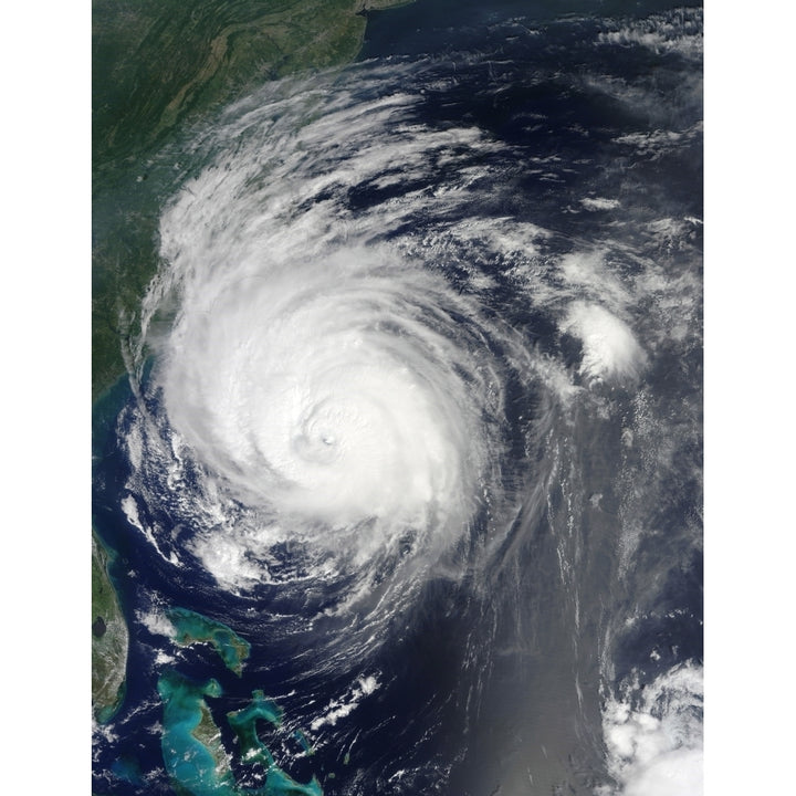 Hurricane Earl grazing the North Carolina coast Poster Print Image 1