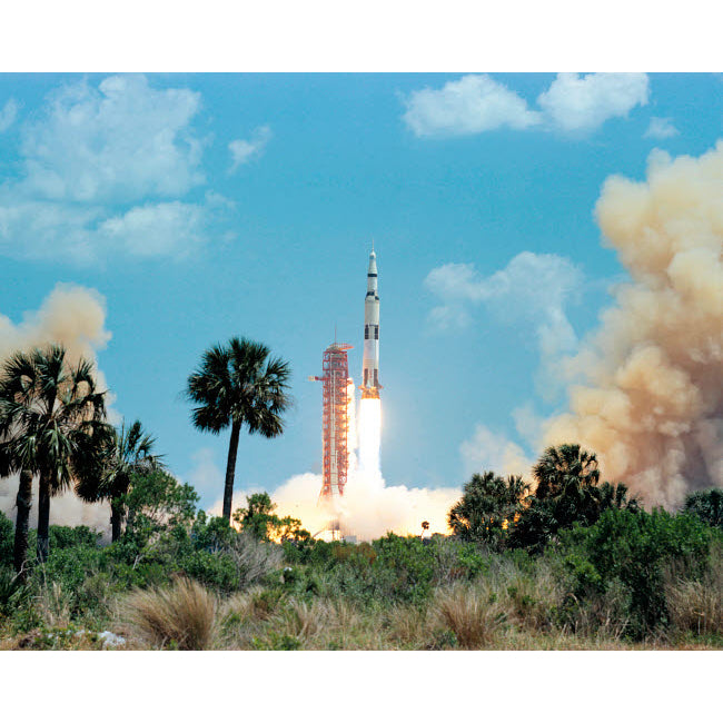 The Apollo 16 space vehicle is launched from Kennedy Space Center Poster Print by Stocktrek Images Image 2