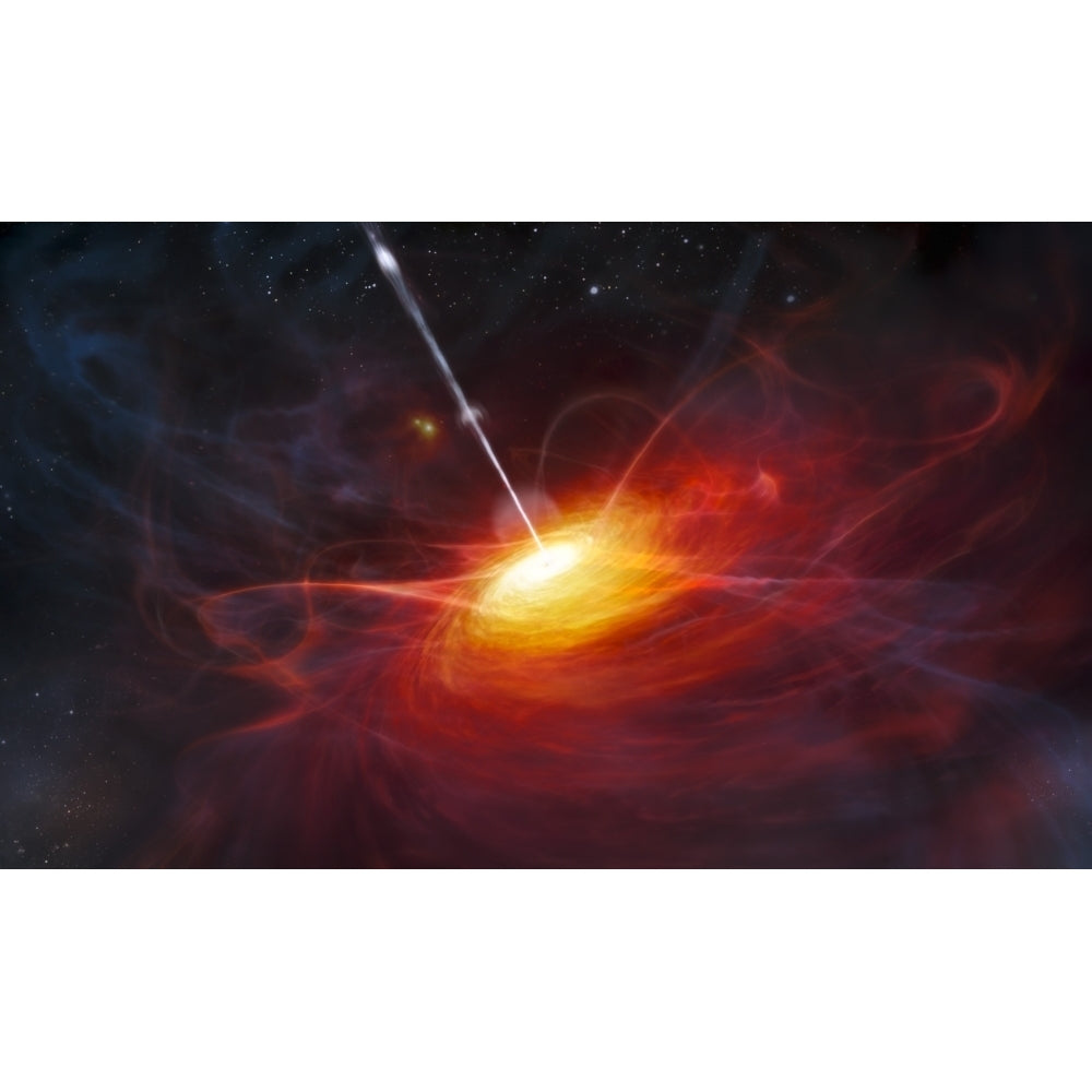 Artists concept of Quasars Poster Print Image 1