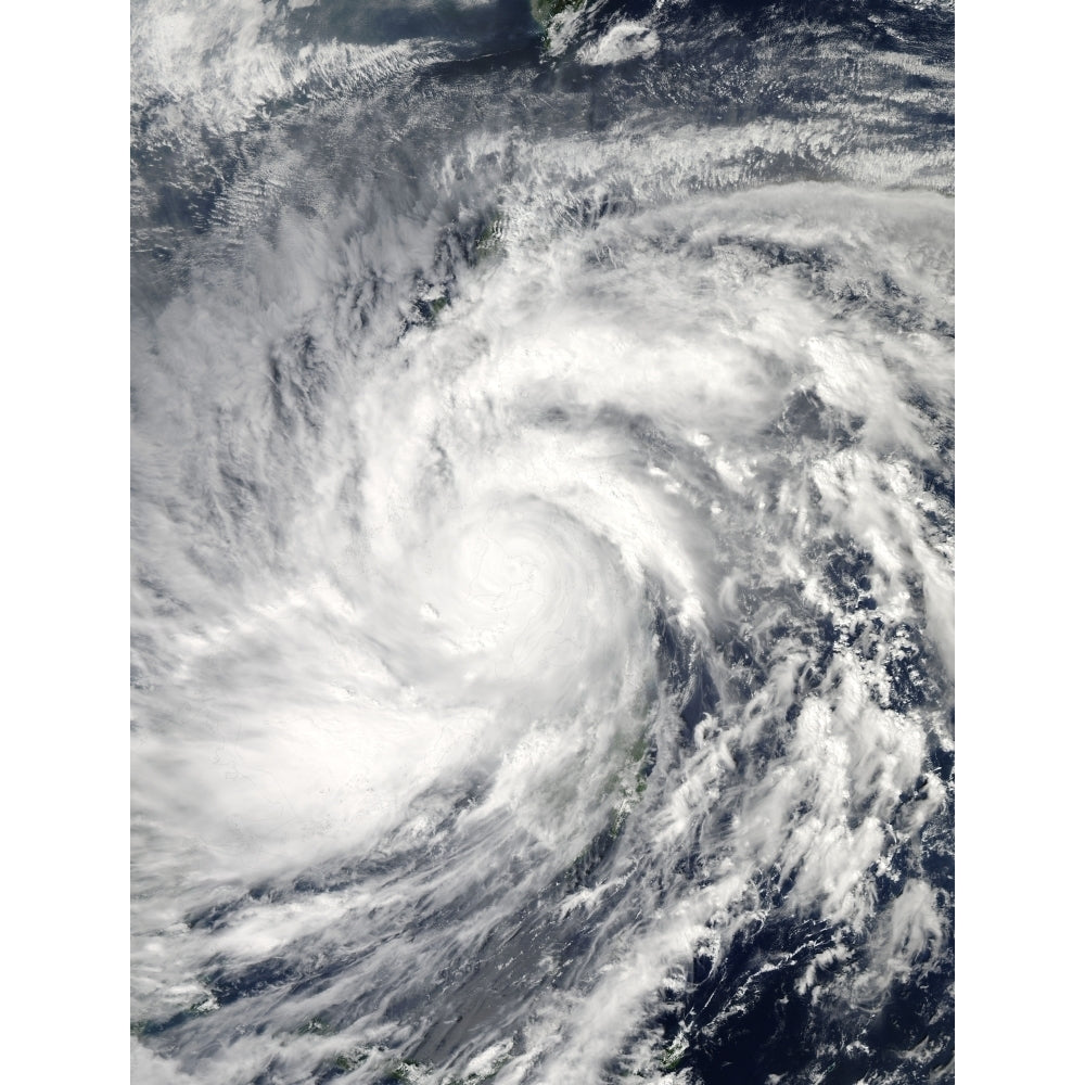 Super Typhoon Haiyan over the Philippines Poster Print Image 2