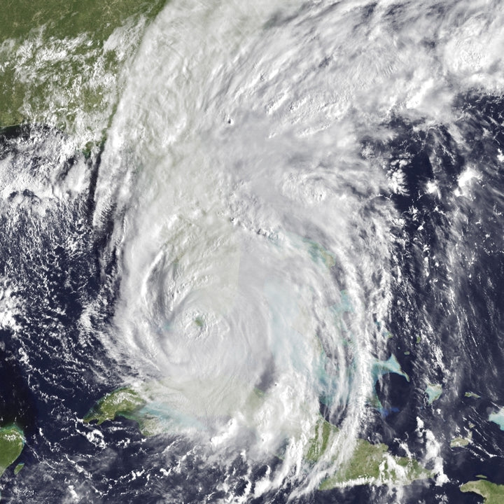 Hurricane Irma passing over the Florida Keys USA Poster Print by Stocktrek Images Image 2